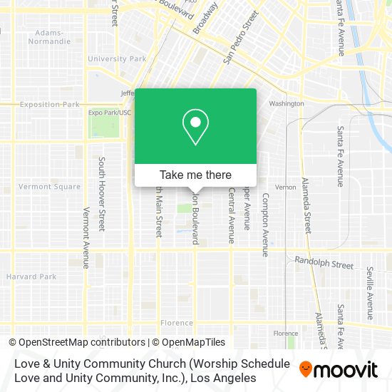 Love & Unity Community Church (Worship Schedule Love and Unity Community, Inc.) map