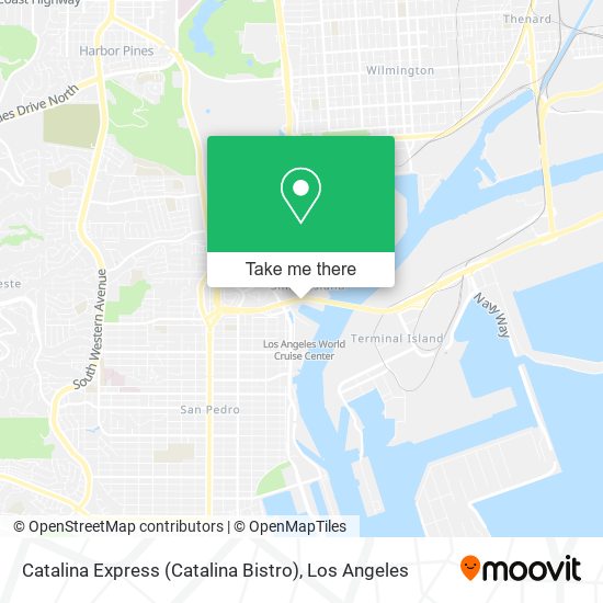 Mapa de Catalina Express (Catalina Bistro)