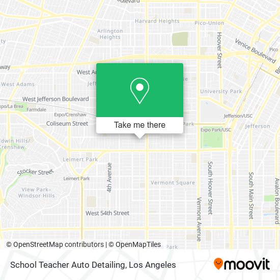 Mapa de School Teacher Auto Detailing