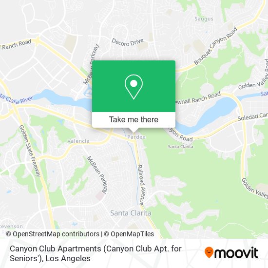 Mapa de Canyon Club Apartments (Canyon Club Apt. for Seniors')
