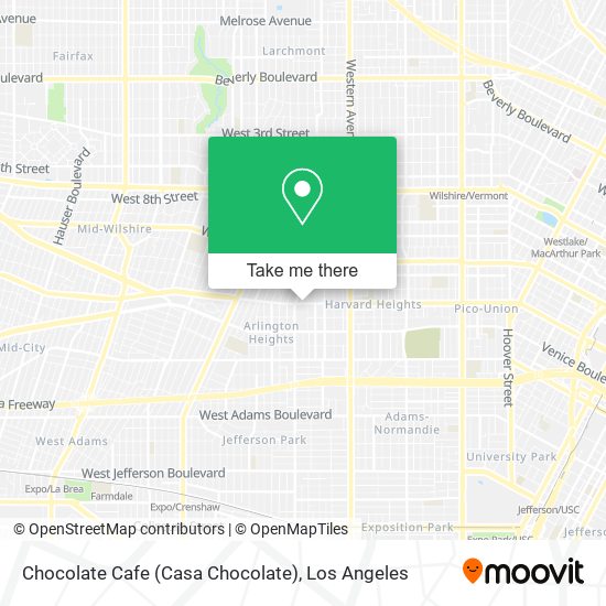 Mapa de Chocolate Cafe (Casa Chocolate)