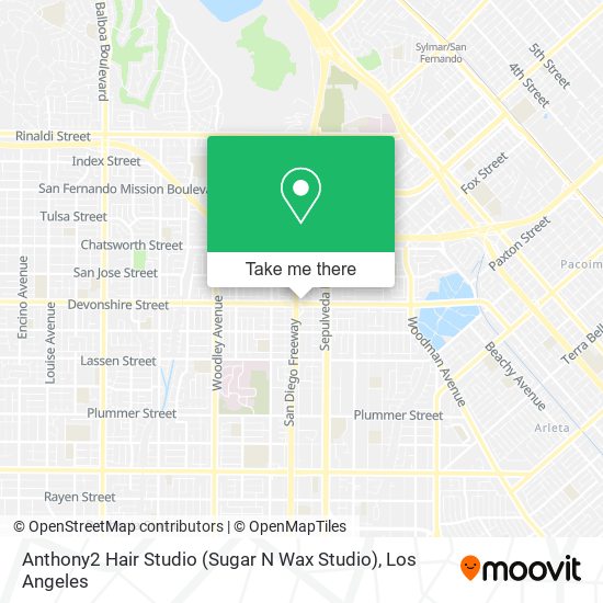 Anthony2 Hair Studio (Sugar N Wax Studio) map