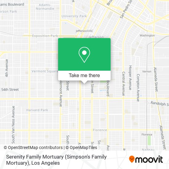 Serenity Family Mortuary (Simpson's Family Mortuary) map