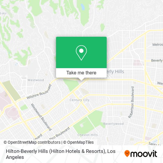 Mapa de Hilton-Beverly Hills (Hilton Hotels & Resorts)