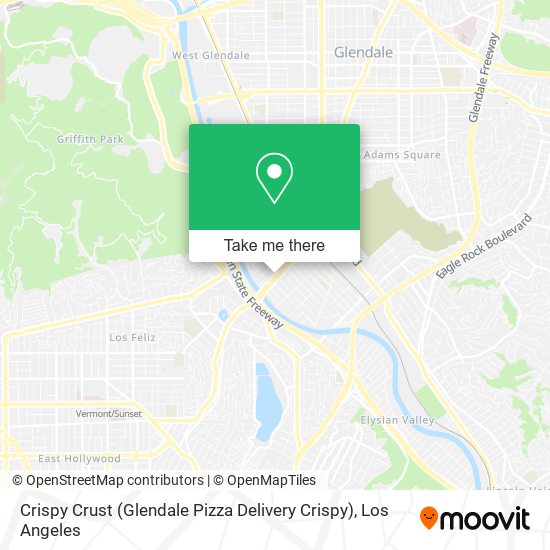 Crispy Crust (Glendale Pizza Delivery Crispy) map