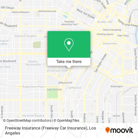 Mapa de Freeway Insurance (Freeway Car Insurance)