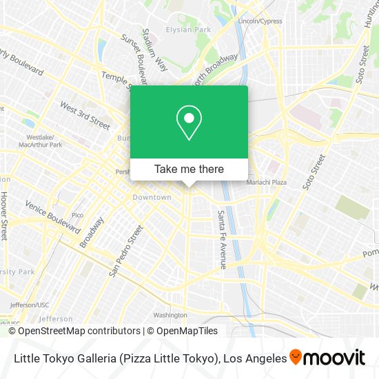 Little Tokyo Galleria (Pizza Little Tokyo) map