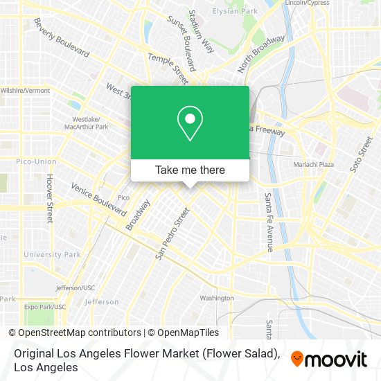 Original Los Angeles Flower Market (Flower Salad) map