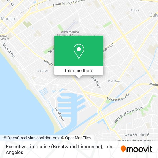 Executive Limousine (Brentwood Limousine) map
