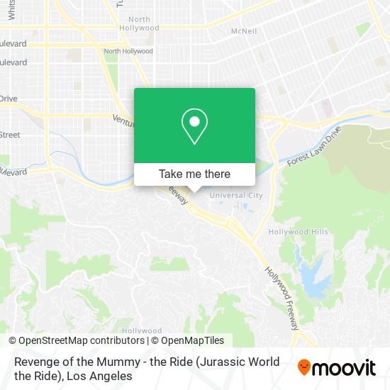Revenge of the Mummy - the Ride (Jurassic World the Ride) map