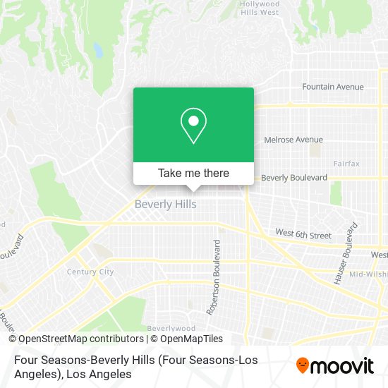 Mapa de Four Seasons-Beverly Hills (Four Seasons-Los Angeles)