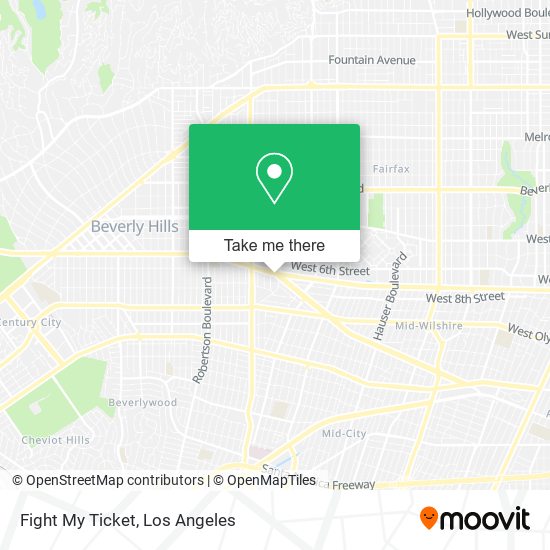 Fight My Ticket map