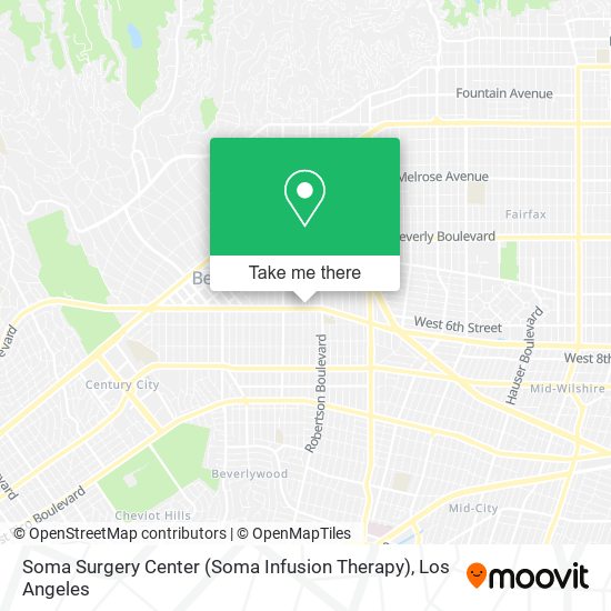 Mapa de Soma Surgery Center (Soma Infusion Therapy)