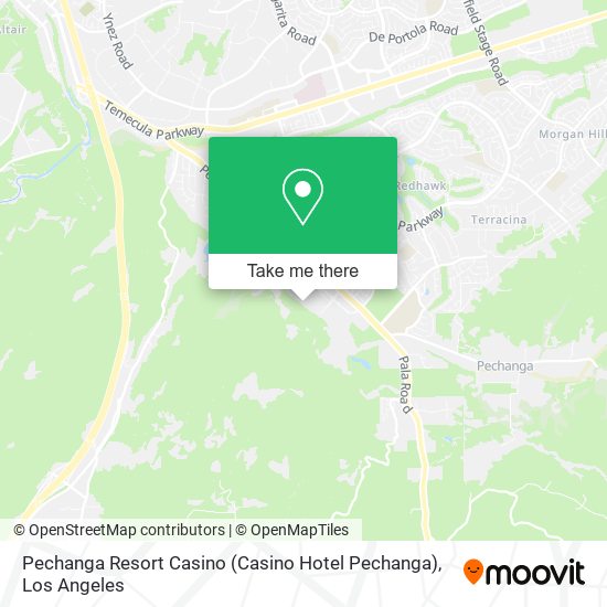 Mapa de Pechanga Resort Casino (Casino Hotel Pechanga)