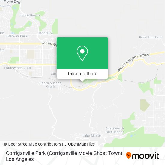 Mapa de Corriganville Park (Corriganville Movie Ghost Town)