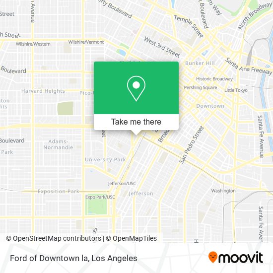 Mapa de Ford of Downtown la