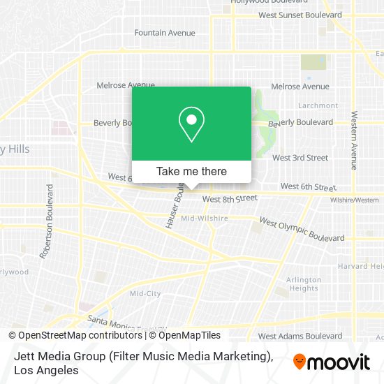 Mapa de Jett Media Group (Filter Music Media Marketing)