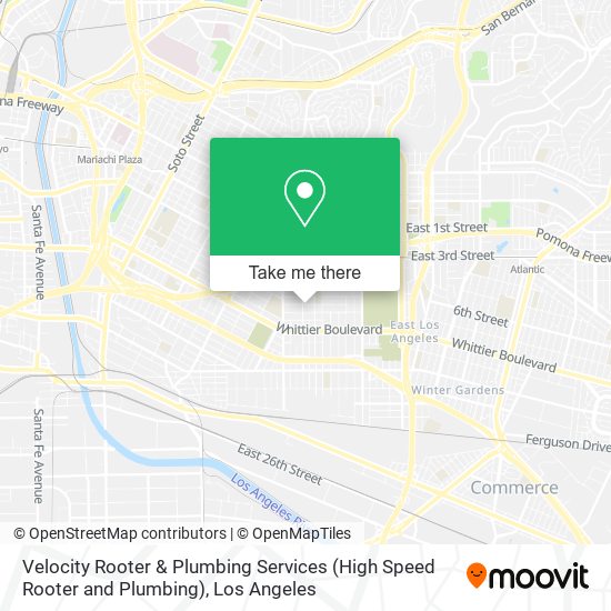 Mapa de Velocity Rooter & Plumbing Services (High Speed Rooter and Plumbing)