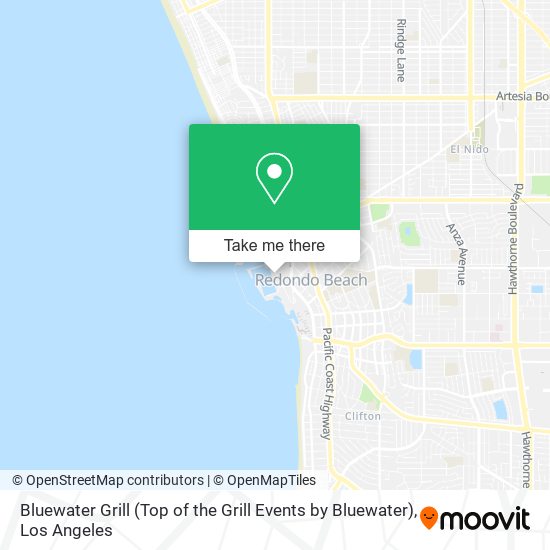 Mapa de Bluewater Grill (Top of the Grill Events by Bluewater)