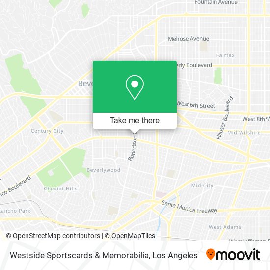 Westside Sportscards & Memorabilia map