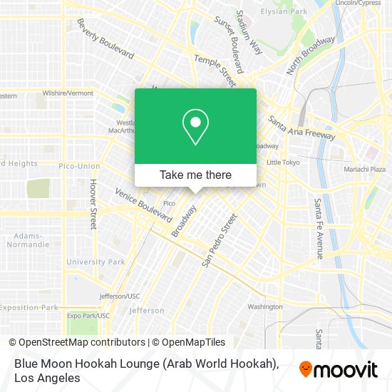 Blue Moon Hookah Lounge (Arab World Hookah) map