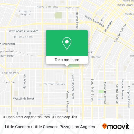 Mapa de Little Caesars (Little Caesar's Pizza)