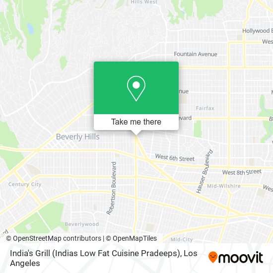 India's Grill (Indias Low Fat Cuisine Pradeeps) map