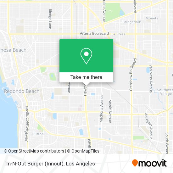 In-N-Out Burger (Innout) map