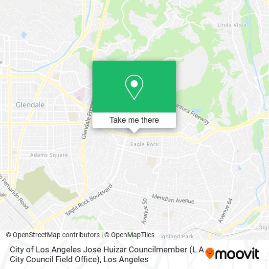 Mapa de City of Los Angeles Jose Huizar Councilmember (L A City Council Field Office)