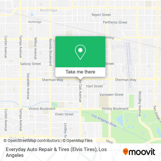 Mapa de Everyday Auto Repair & Tires (Elvis Tires)