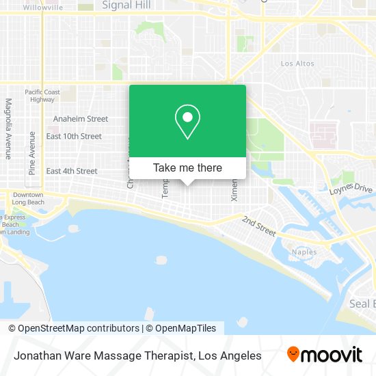 Jonathan Ware Massage Therapist map
