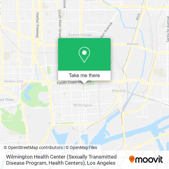 Wilmington Health Center (Sexually Transmitted Disease Program, Health Centers) map