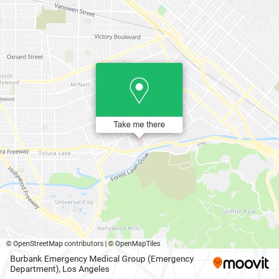Burbank Emergency Medical Group (Emergency Department) map