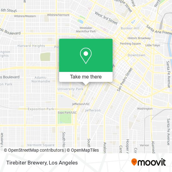 Tirebiter Brewery map