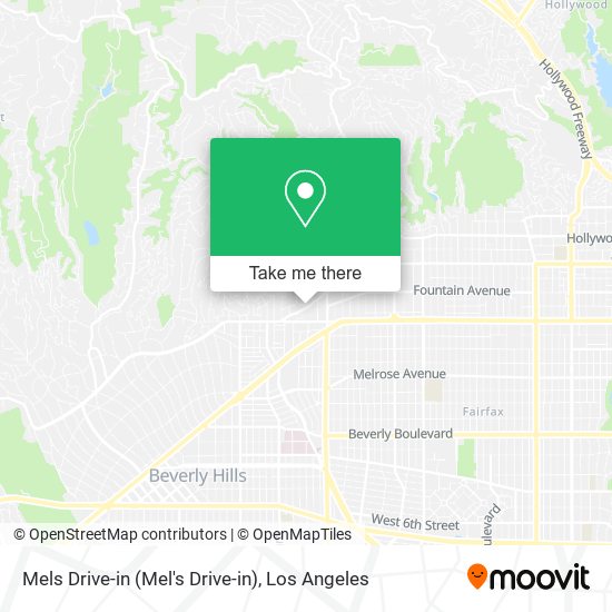 Mapa de Mels Drive-in (Mel's Drive-in)