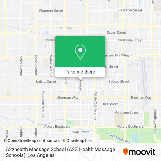 Mapa de A2zhealth Massage School (A2Z Health Massage Schools)