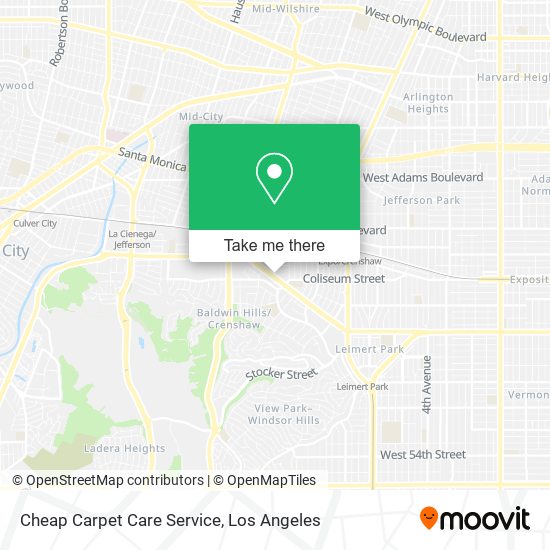 Mapa de Cheap Carpet Care Service