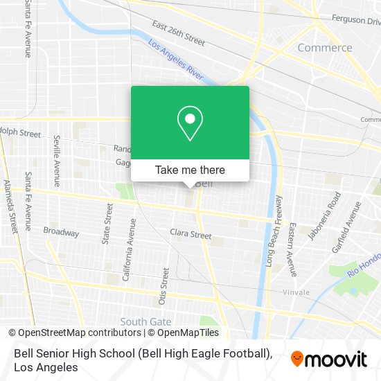 Mapa de Bell Senior High School (Bell High Eagle Football)