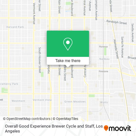 Mapa de Overall Good Experience Brewer Cycle and Staff