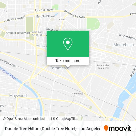 Double Tree Hilton (Double Tree Hotel) map