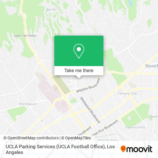 UCLA Parking Services (UCLA Football Office) map