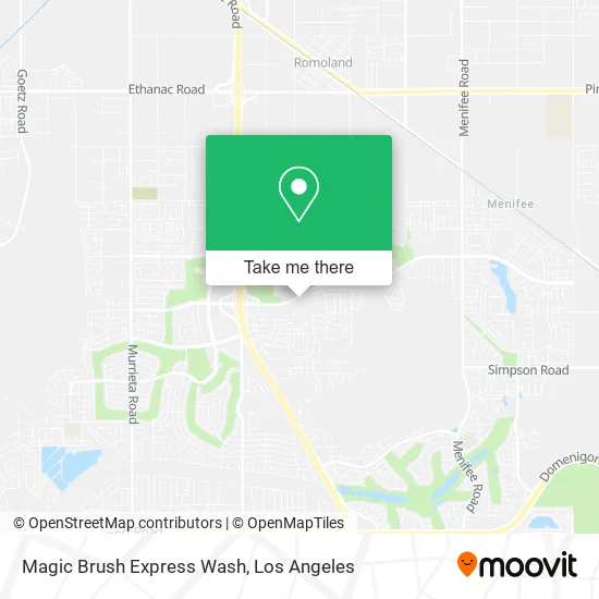 Mapa de Magic Brush Express Wash