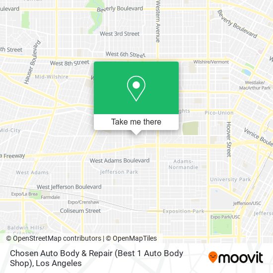 Mapa de Chosen Auto Body & Repair (Best 1 Auto Body Shop)