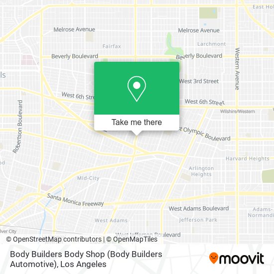 Body Builders Body Shop (Body Builders Automotive) map