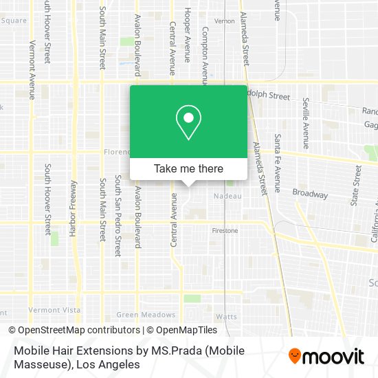 Mobile Hair Extensions by MS.Prada (Mobile Masseuse) map