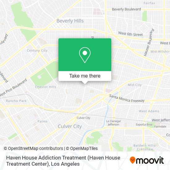 Mapa de Haven House Addiction Treatment