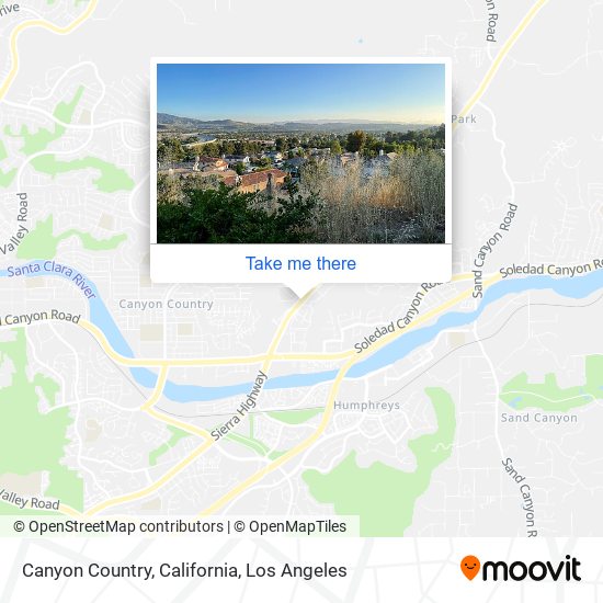Mapa de Canyon Country, California