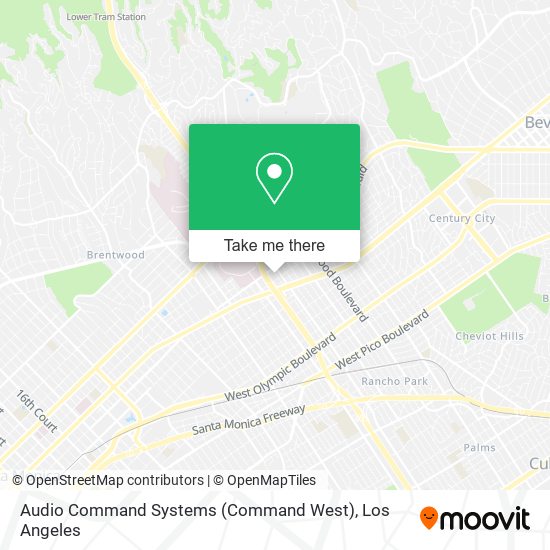 Mapa de Audio Command Systems (Command West)