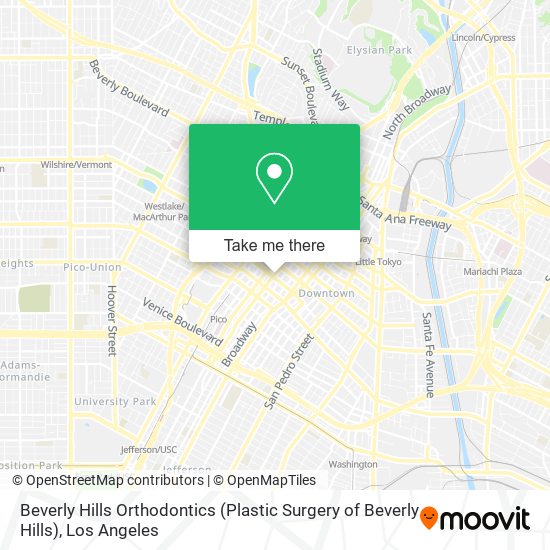 Mapa de Beverly Hills Orthodontics (Plastic Surgery of Beverly Hills)