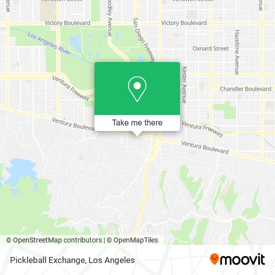 Pickleball Exchange map